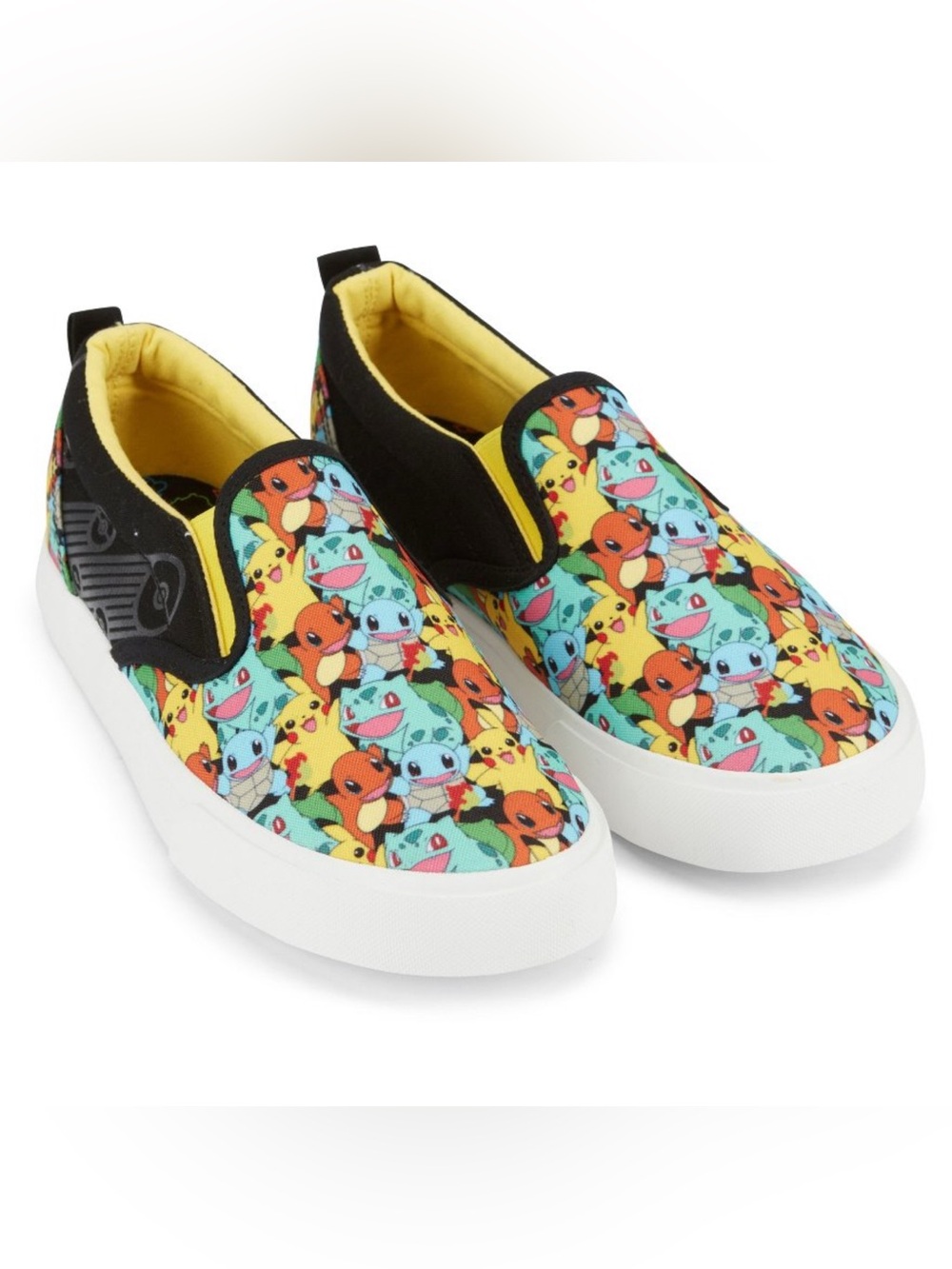 Kids Slip-On Pokémon Shoes - Yellow/Multicolor